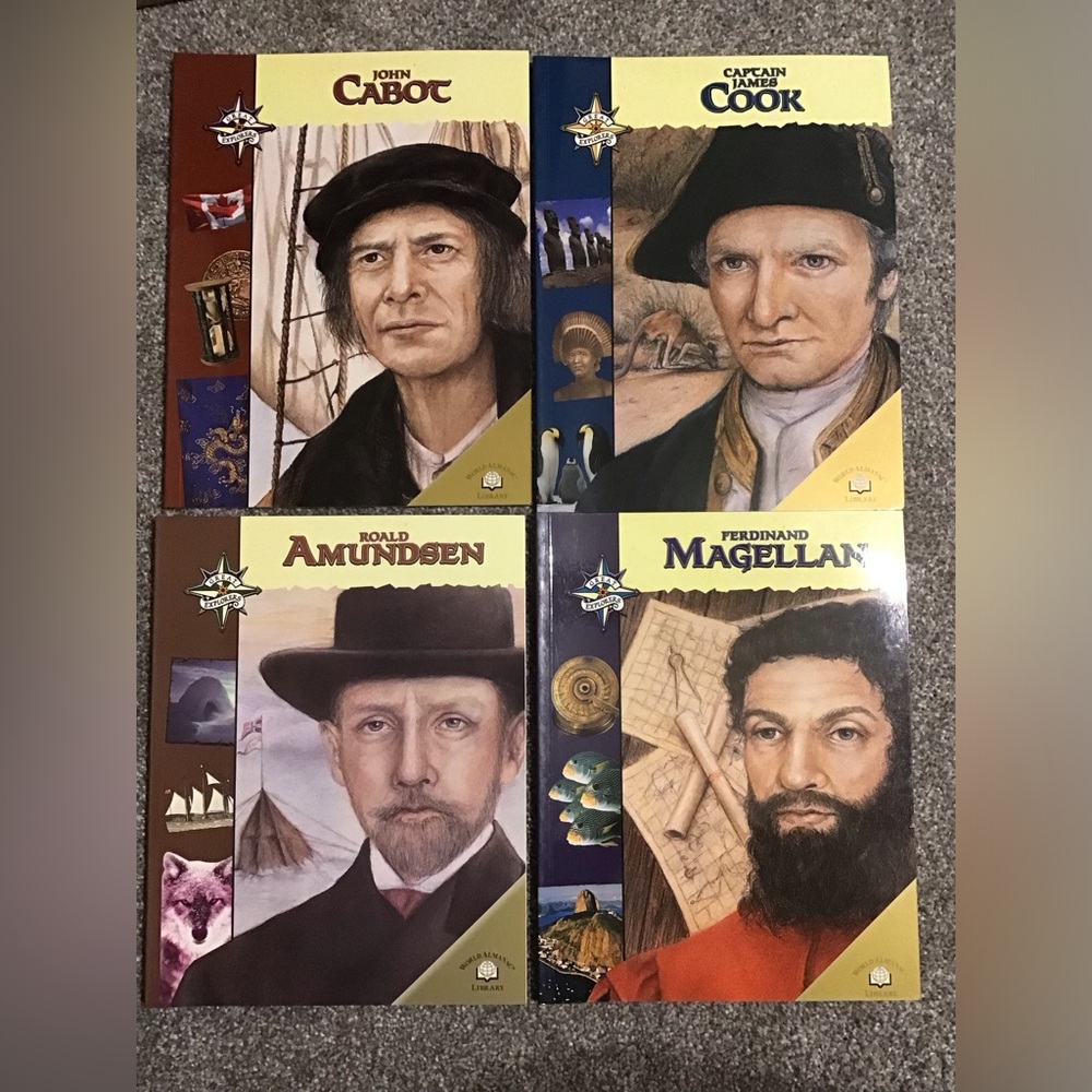 NEW Great Explorers books: Magellan, James Cook, Roald Amundsen and John Cabot